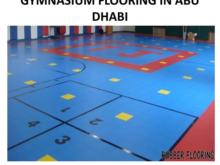 gymnasium flooring in abu dhabi