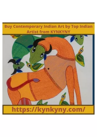 Express yourself by Contemporary Indian Arts.