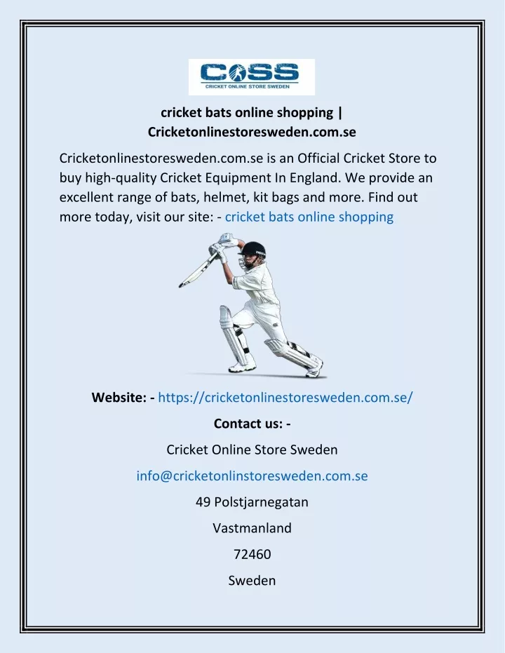 cricket bats online shopping