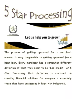 the process of getting approved for a merchant