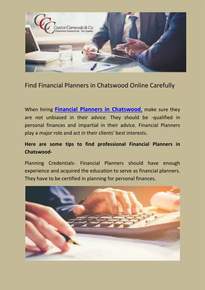 find financial planners in chatswood online