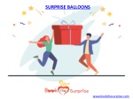 Bookt The Surprise - Surprise Balloons - slide 1
