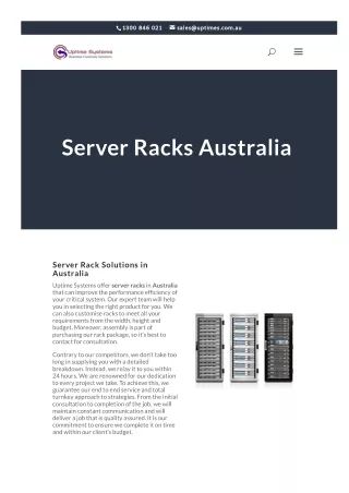 Server Room Evaporative Cooling