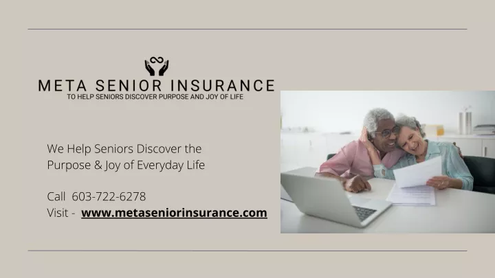 we help seniors discover the purpose