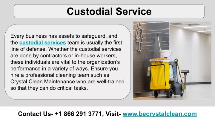 custodial service