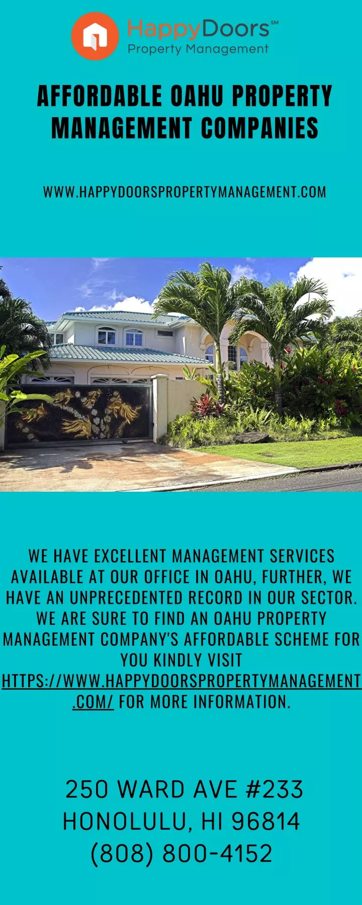 affordable oahu property management companies