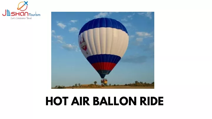 hot air ballon ride