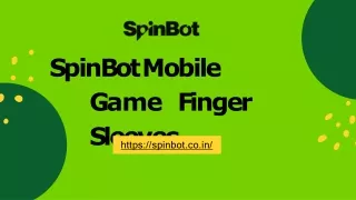 SpinBot Mobile Game Finger Sleeves