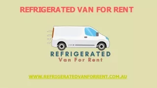 Refrigeration Van Hire
