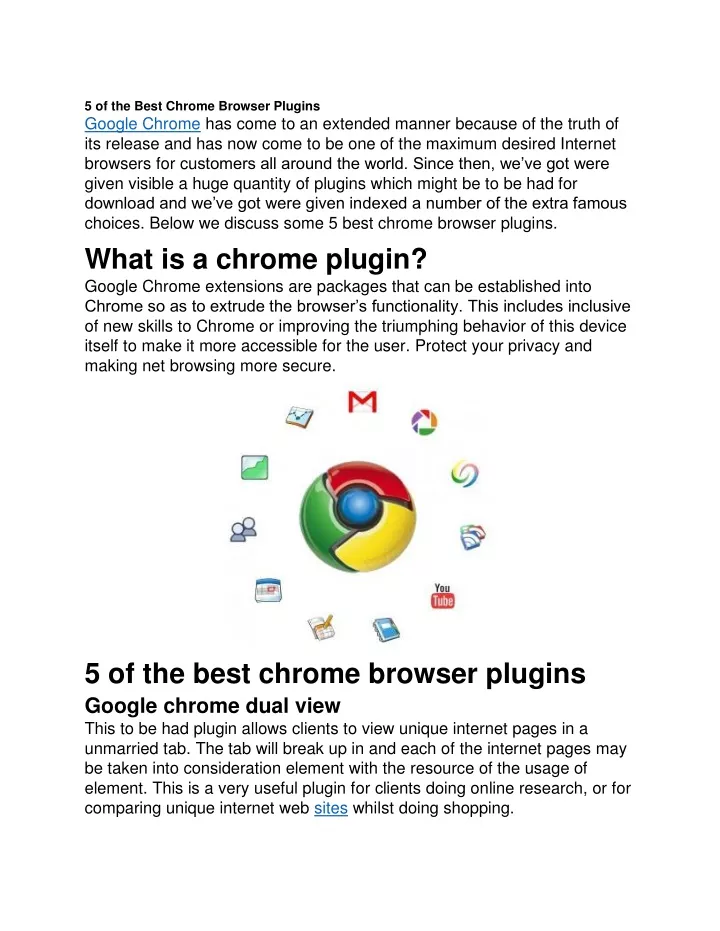 5 of the best chrome browser plugins google