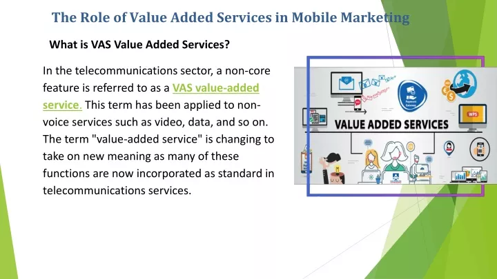 the role of value added services in mobile