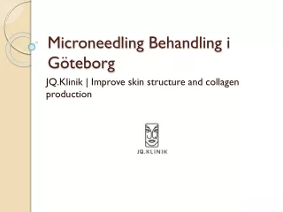 Microneedling Behandling i Göteborg