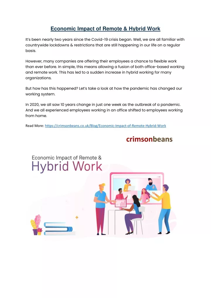 economic impact of remote hybrid work