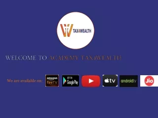 we are available on