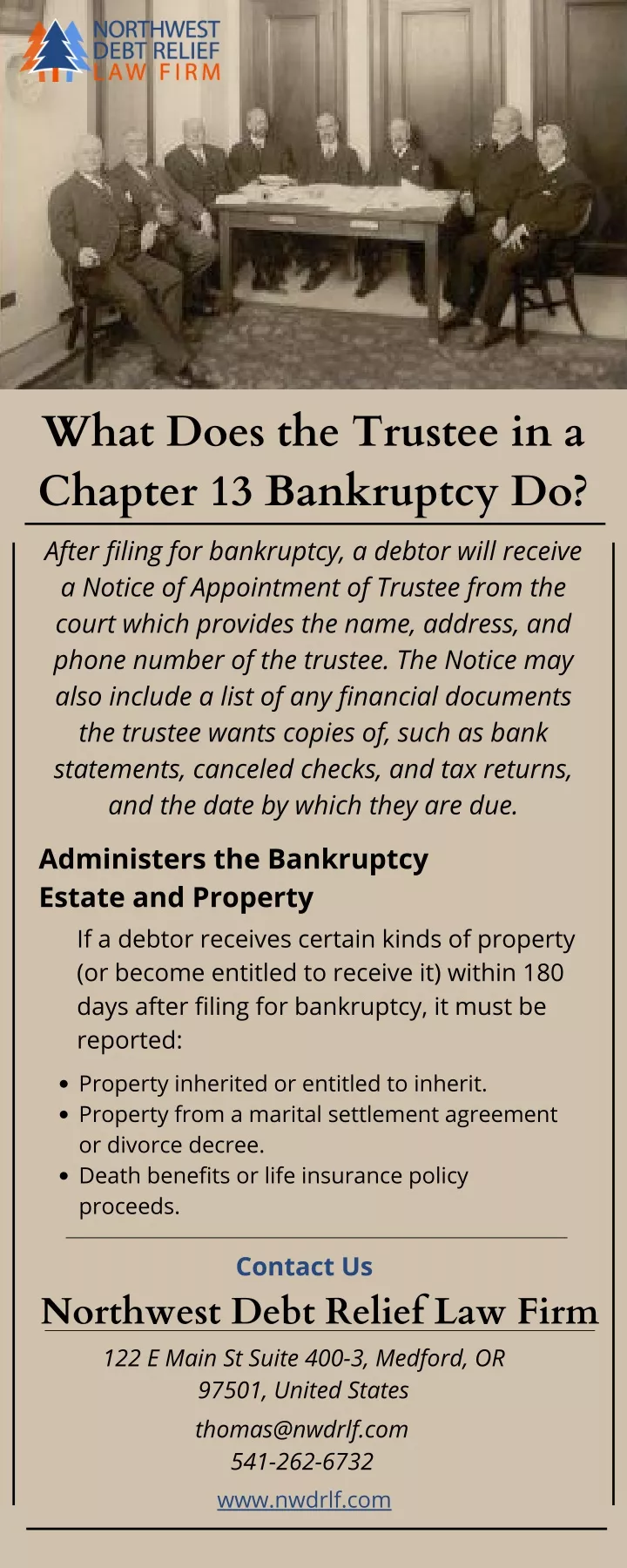 what does the trustee in a chapter 13 bankruptcy