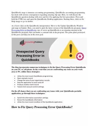 quickbooks stage is immense accounting