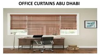office curtains abu dhabi