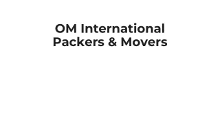 Packers and movers in Mumbai