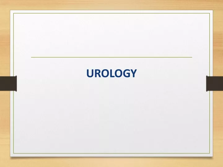 urology