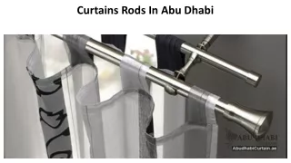 curtains rods in abu dhabi