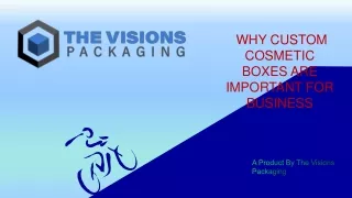 why custom cosmetic boxes are important for business