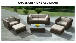 chaise cushions abu dhabi