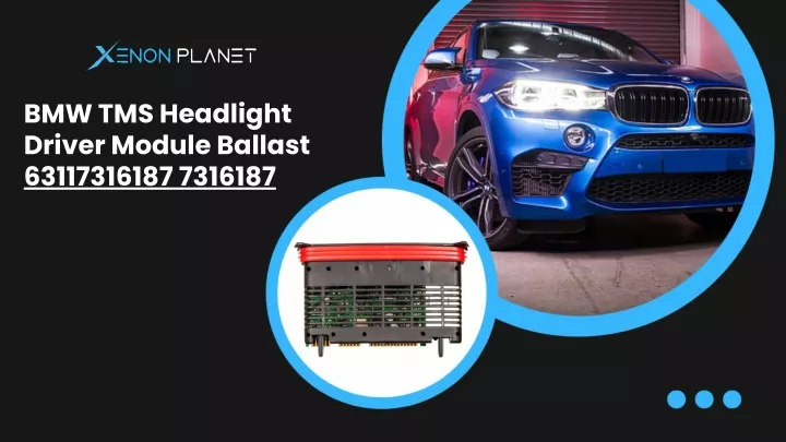 bmw tms headlight driver module ballast