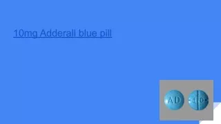10mg adderall blue pill