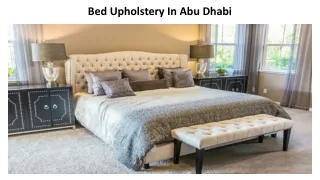 bed upholstery in abu dhabi