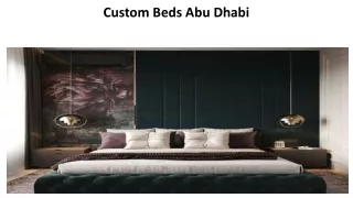 custom beds abu dhabi