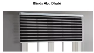 blinds abu dhabi