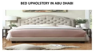 bed upholstery in abu dhabi