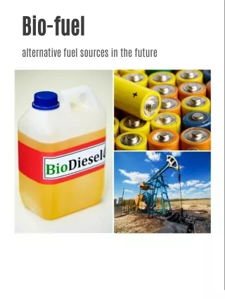 bio-gasoline in the future