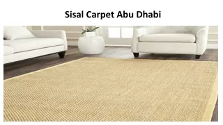 sisal carpet abu dhabi