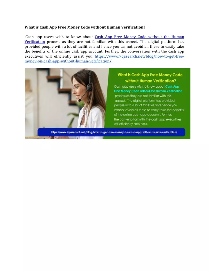 PPT - What is Cash App Free Money Code without Human Verification ...