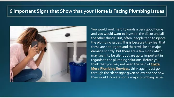 6 important signs that show that your home