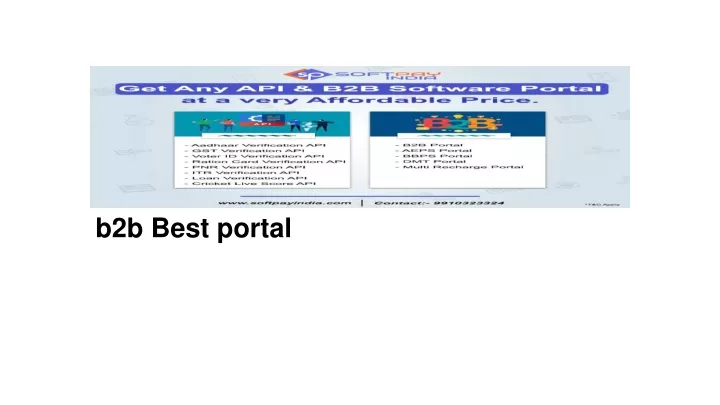 b2b best portal