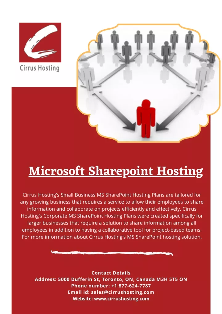 microsoft sharepoint hosting