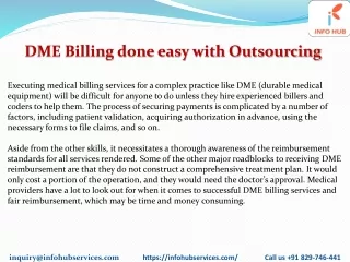 dme billing done easy with outsourcing