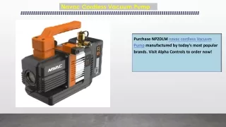 Navac Cordless Vacuum Pump