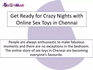 Sex toys in Chennai | Call:  919830252086