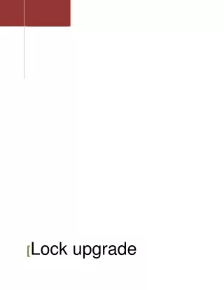 lock upgrade
