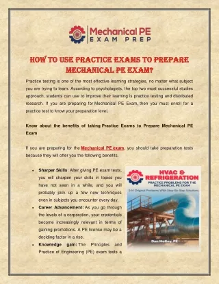 how to use practice exams to prepare