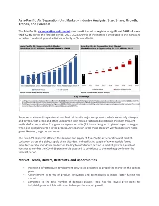 asia pacific air separation unit market industry