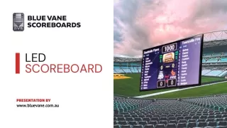LED Scoreboards- Make Over your Stadium!