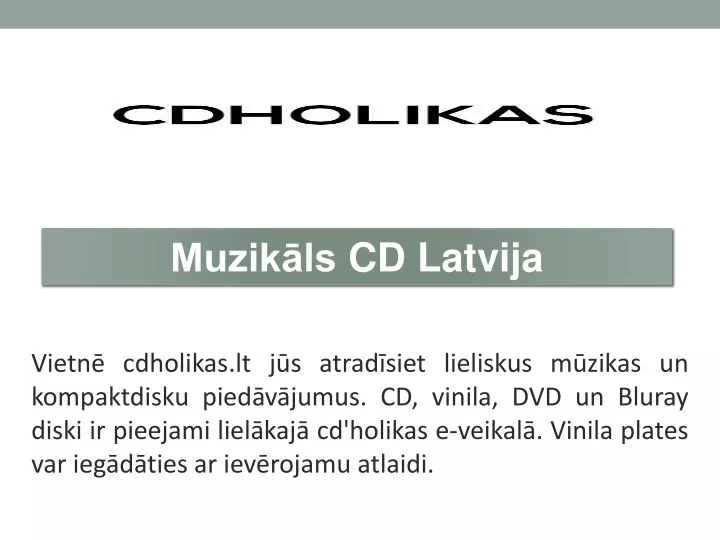 muzik ls cd latvija