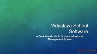 vidyalaya school software a complete guide
