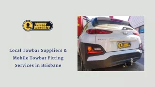 Local Towbar Suppliers & Mobile Towbar Fitting Services in Brisbane