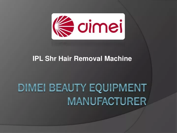 ipl shr hair removal machine