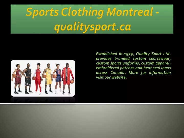 sports clothing montreal qualitysport ca